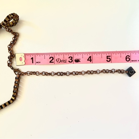 GUDBLING Boho Raffia Tassel & Crochet Statement Necklace - Picture 8 of 8